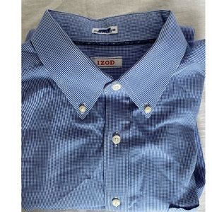 Izod long sleeves Button down dress shirt